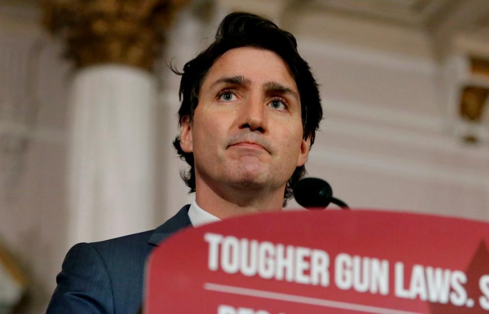 Ryan Grantham salió de su casa en la Columbia Británica con un arsenal para matar al primer ministro canadiense, Justin Trudeau, señalaron los fiscales (AP)