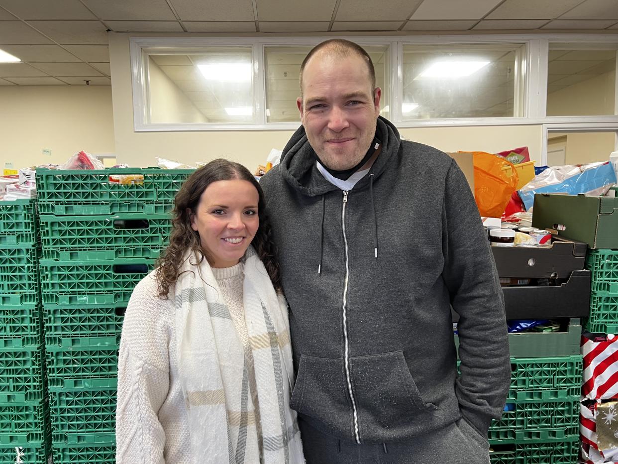 couple sparkhill foodbank