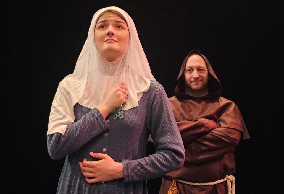 Caroline Dopson plays Isabella and Darryl Willis The Duke in the Shakespeare by the Sea XXXIII production of "Measure for Measure."