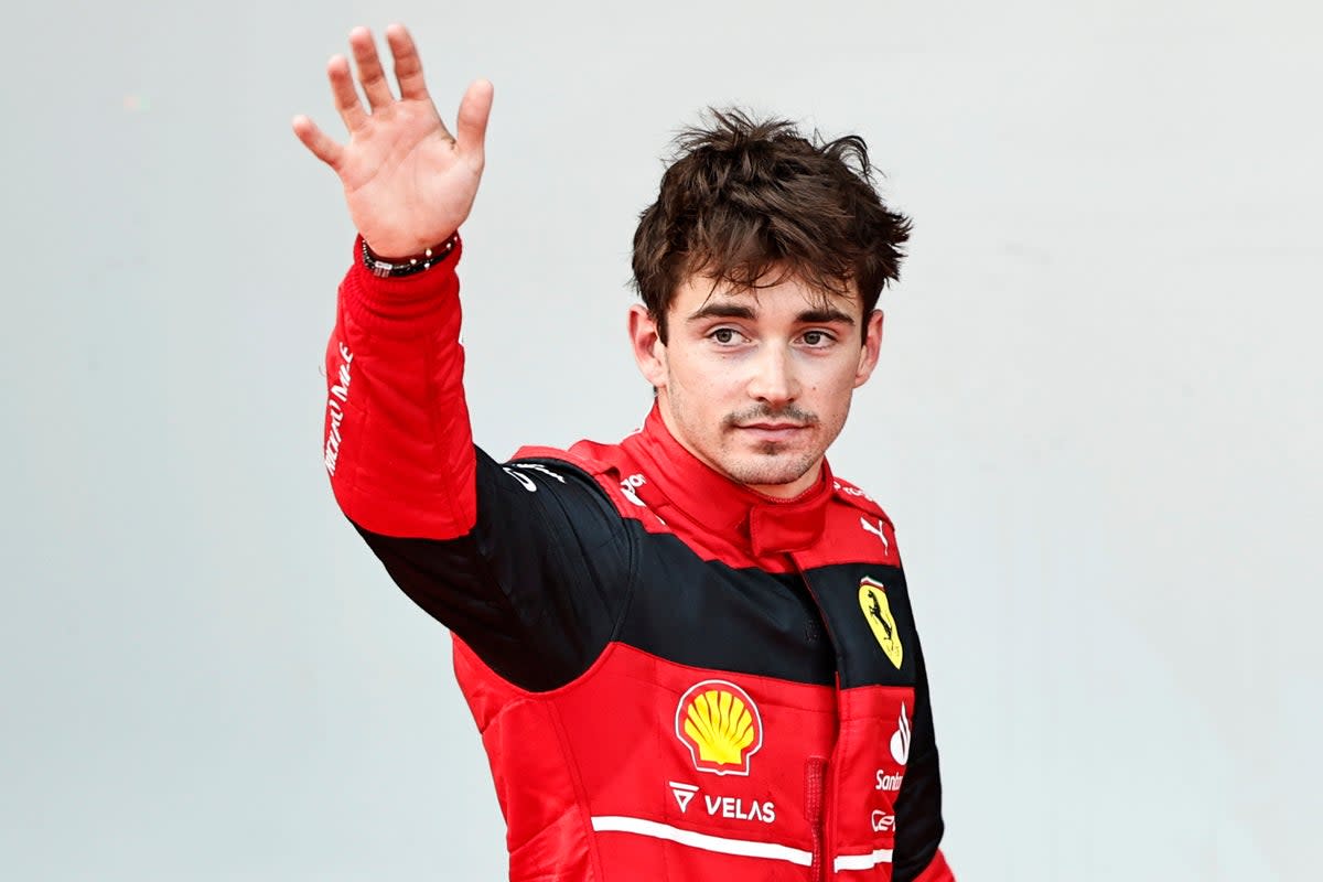 Charles Leclerc claimed pole position for Ferrari (Hamad Mohammed/AP) (AP)