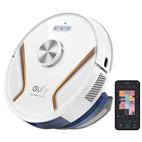 eufy RoboVac X8 Hybrid, Robot Vacuum and Mop Cleaner with iPath Laser Navigation, Twin-Turbine…