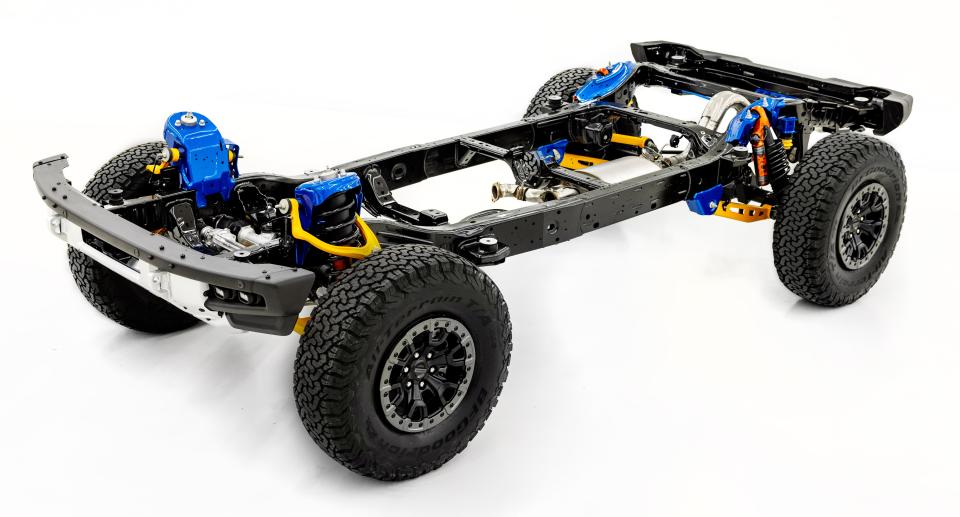 Rolling chassis of 2022 Ford Bronco Raptor