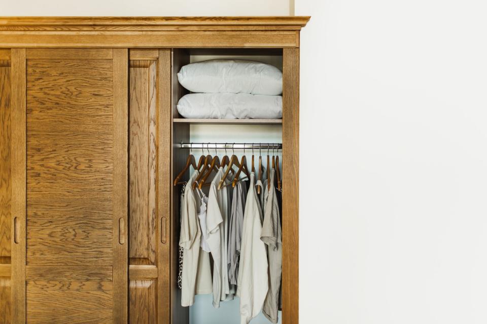 Those daunted by a full-scale closet cleanout may want to set aside time at intervals and tackle the job bit by bit.