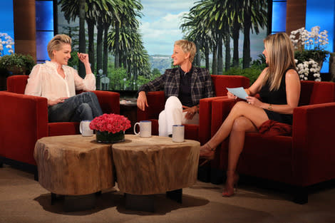 Jennifer Aniston Finds Out About Ellen and Portia's Marriage