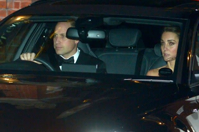 The royal fab four, along with Princess Eugenie, were spotted arriving to Buckingham Palace on Wednesday night.