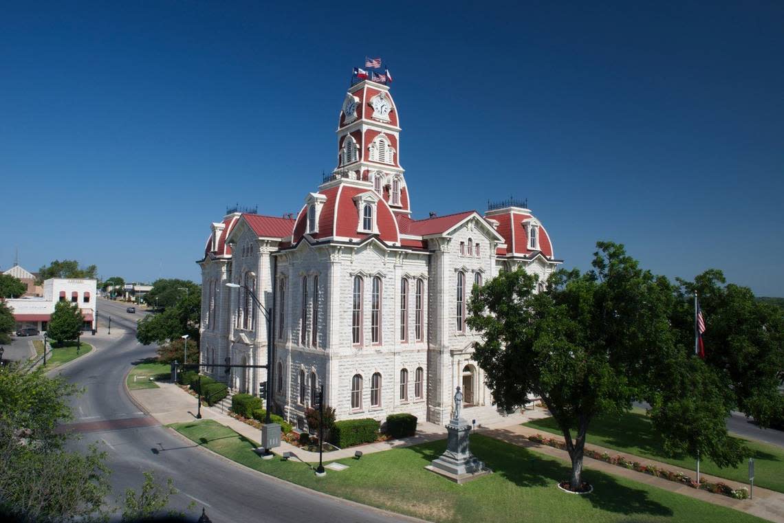 The Parker County courthouse.