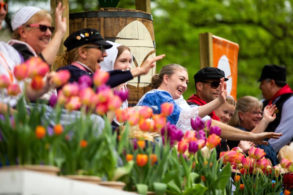 With the big event only weeks away, Tulip Time has been named the third "most spectacular" flower festival in the country by USA Today.