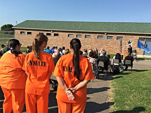 Inmates at Mabel Bassett Correctional Center, an Oklahoma prison facility for women.