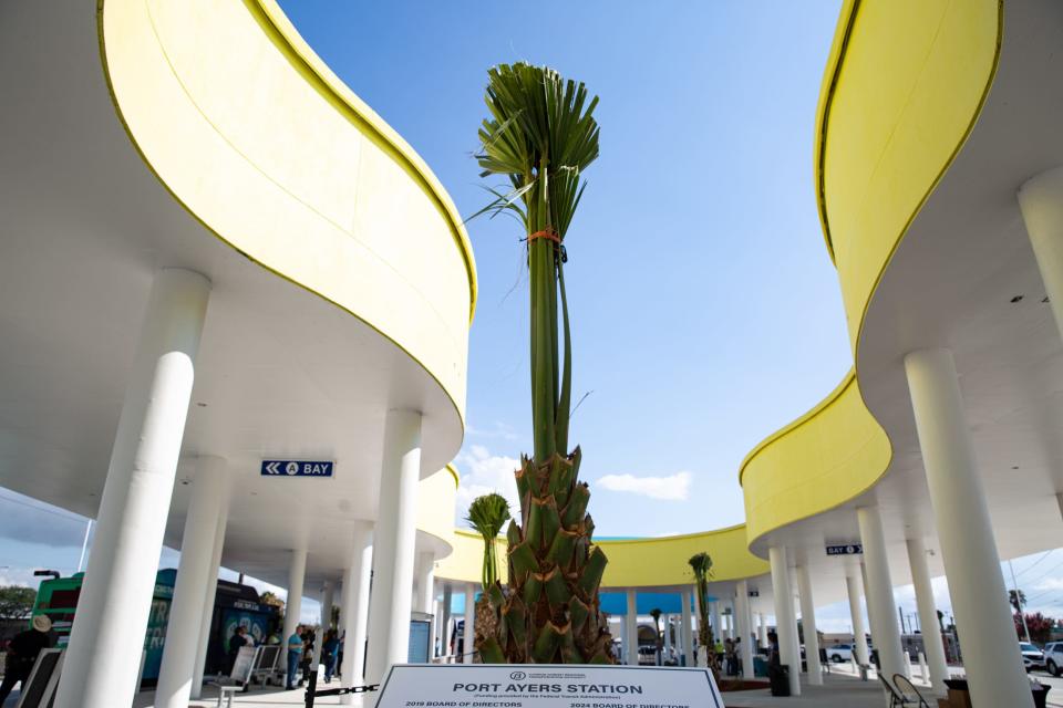 Corpus Christi Regional Transportation Authority hosts an opening ceremony for the rebuilt Port Ayers Transfer Station on Ayers Street and Port Avenue, Friday, June 14, 2024, in Corpus Christi, Texas.