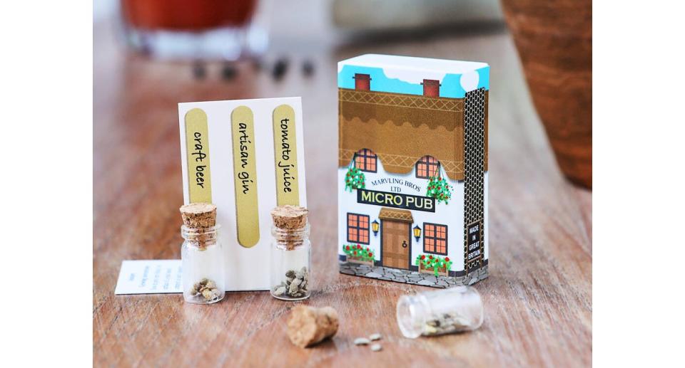 Grow Your Own Micropub Seed Kit In A Matchbox (Marvling Bros Ltd/ Not On The High Street)