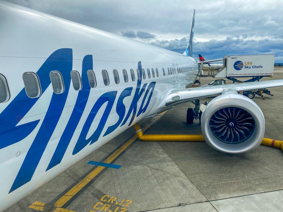 Alaska Airlines Boeing 737 Max Flight