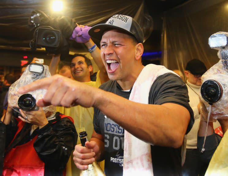 Alex Rodriguez's final game can be streamed here at Yahoo Sports. (Getty Images/Al Bello)