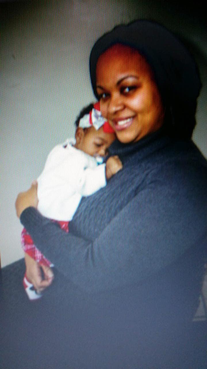 Seneca Bing with her infant Aliyah Danyell Bing. Aliyah died in 2015. She was 10 months old.