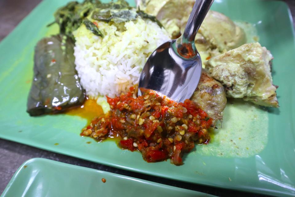 best-rated nasi padang - sambal