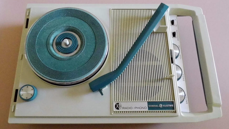 Vintage General Electric Portable Radio-Phonograph
