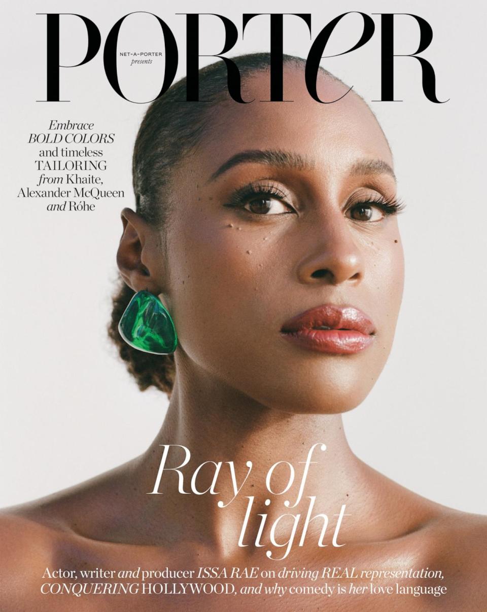 PHOTO: Issa Rae appears on the cover for Porter. (Deirdre Lewis/PORTER/NET-A-PORTER.COM)