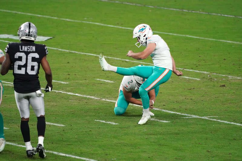 NFL: Miami Dolphins at Las Vegas Raiders