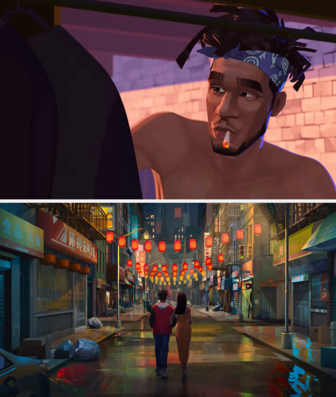 animated characters in Chinatown