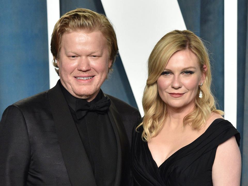 Kirsten Dunst and Jesse Plemons at the Vanity Fair Oscars Party