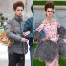 <p>Für die Chanel-Show in Paris verwandelte sich Model Kaia Gerber (r.) in eine moderne Marie Antoinette. Ihre hochtoupierte Frisur war angelehnt an die der ehemaligen französischen Königin. Ein neuer Trend? Immerhin fand der Look auch abseits des Catwalks Nachahmer (l.). (Bilder: Getty Images) </p>