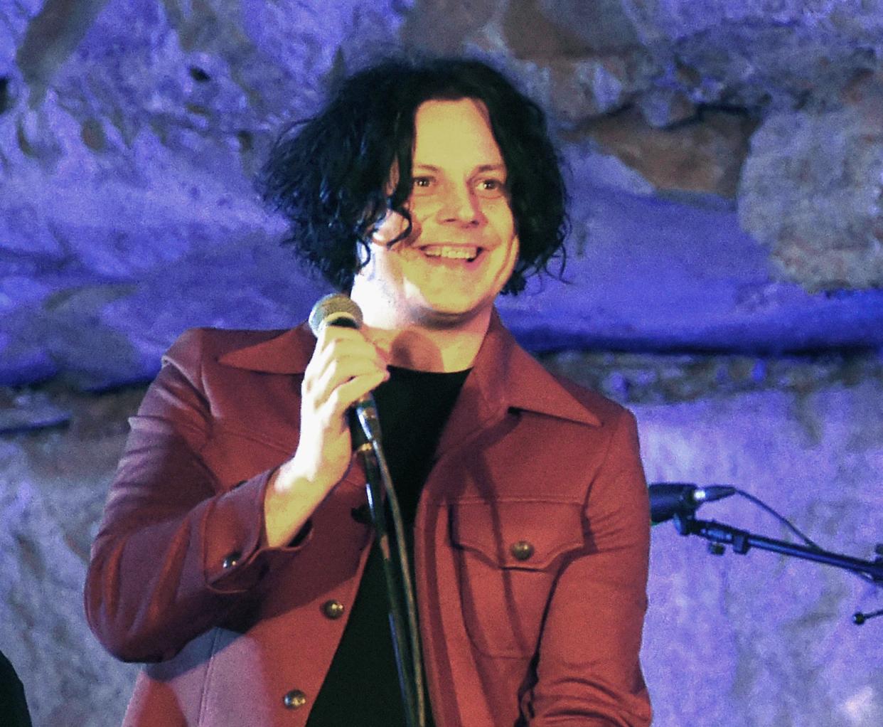 Jack White hosts an event  in McMinnville, Tennessee, on 29 September 2017 (Rick Diamond/Getty Images for Tennessee Tourism)