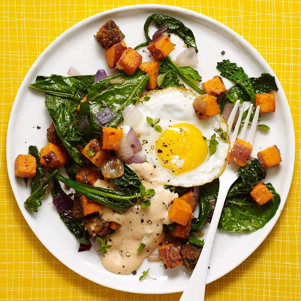 Veggie Burger Hash