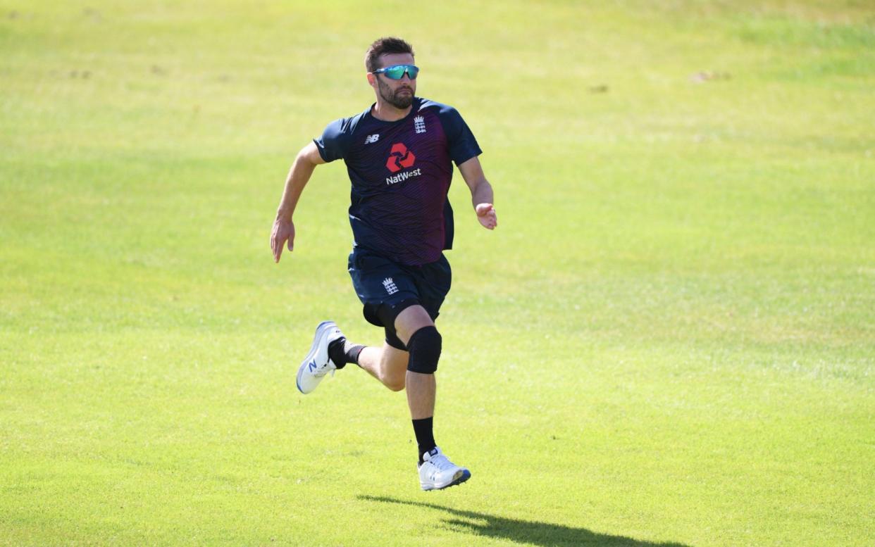 Mark Wood of England in sprinting action during an England Net Session at the Ageas Bowl on August 20, 2020 in Southampton, England. - GETTY IMAGES