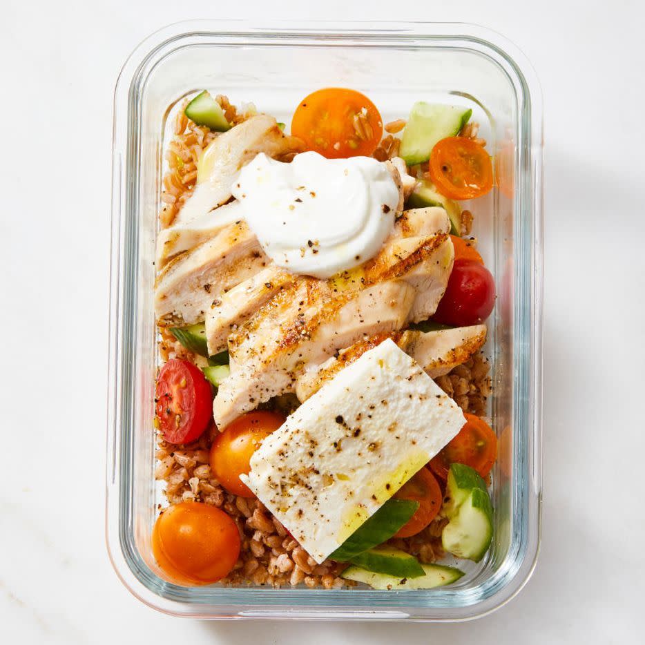 Greek Turkey Grain Bowl