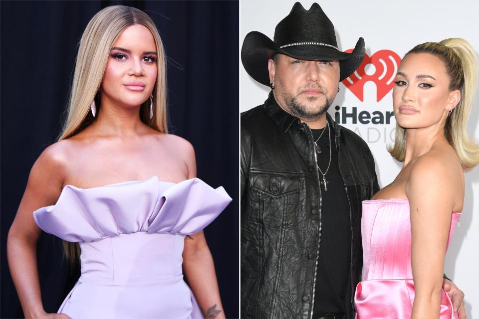 Maren Morris, Jason Aldean and Brittany Aldean