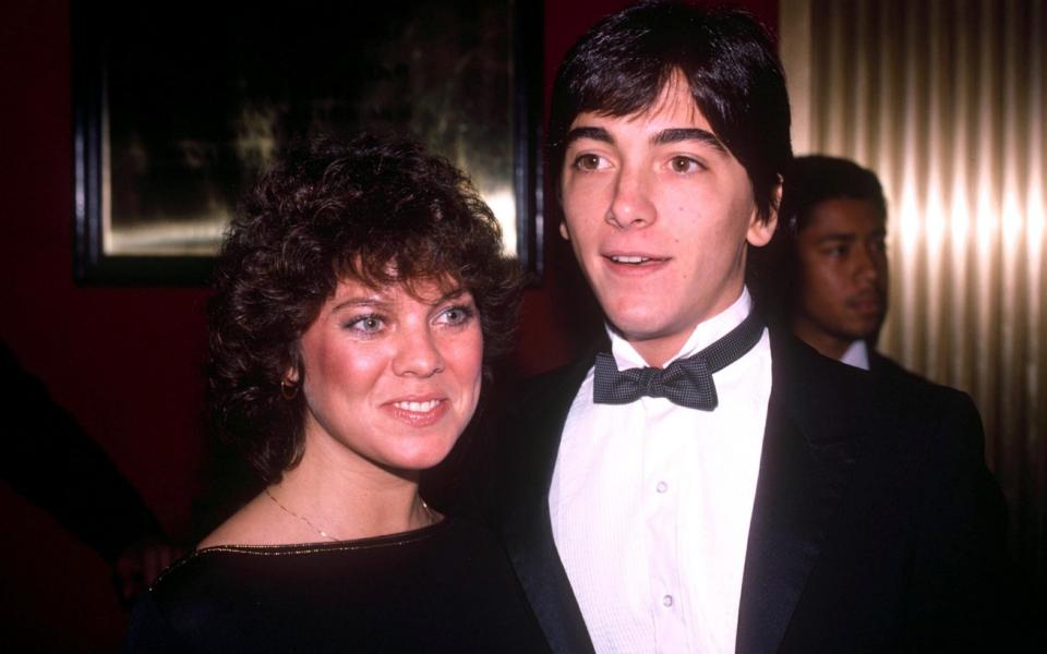 Alongside Scott Baio in 1983 - Credit: WALTER McBRIDE/REX/Shutterstock