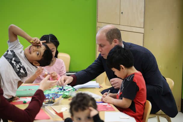 PHOTO: Prince William and Kate Middleton visit the Roca organization on day two of their visit to the United States in Boston, Dec. 1, 2022. (Stephen Lock/i-Images/Polaris)