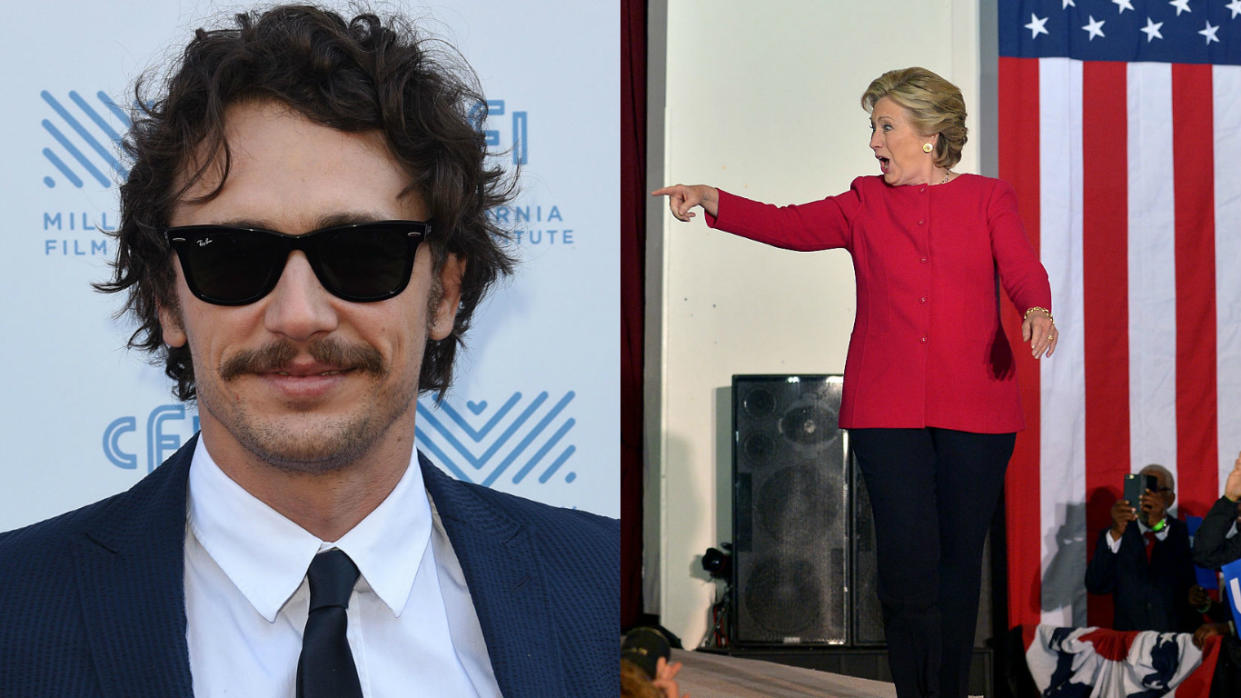 James Franco made the most ridic campaign video for Hillary Clinton (and we kinda love it)