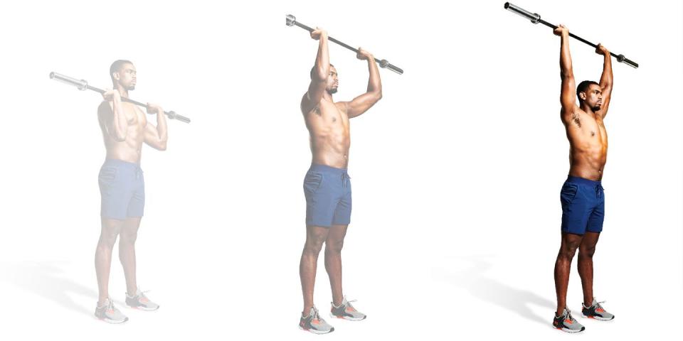 barbell press