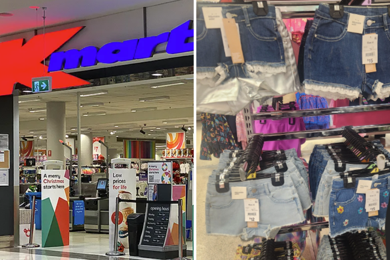 Shopper are unhappy with a particular clothing item from Kmart. Photo: Facebook 