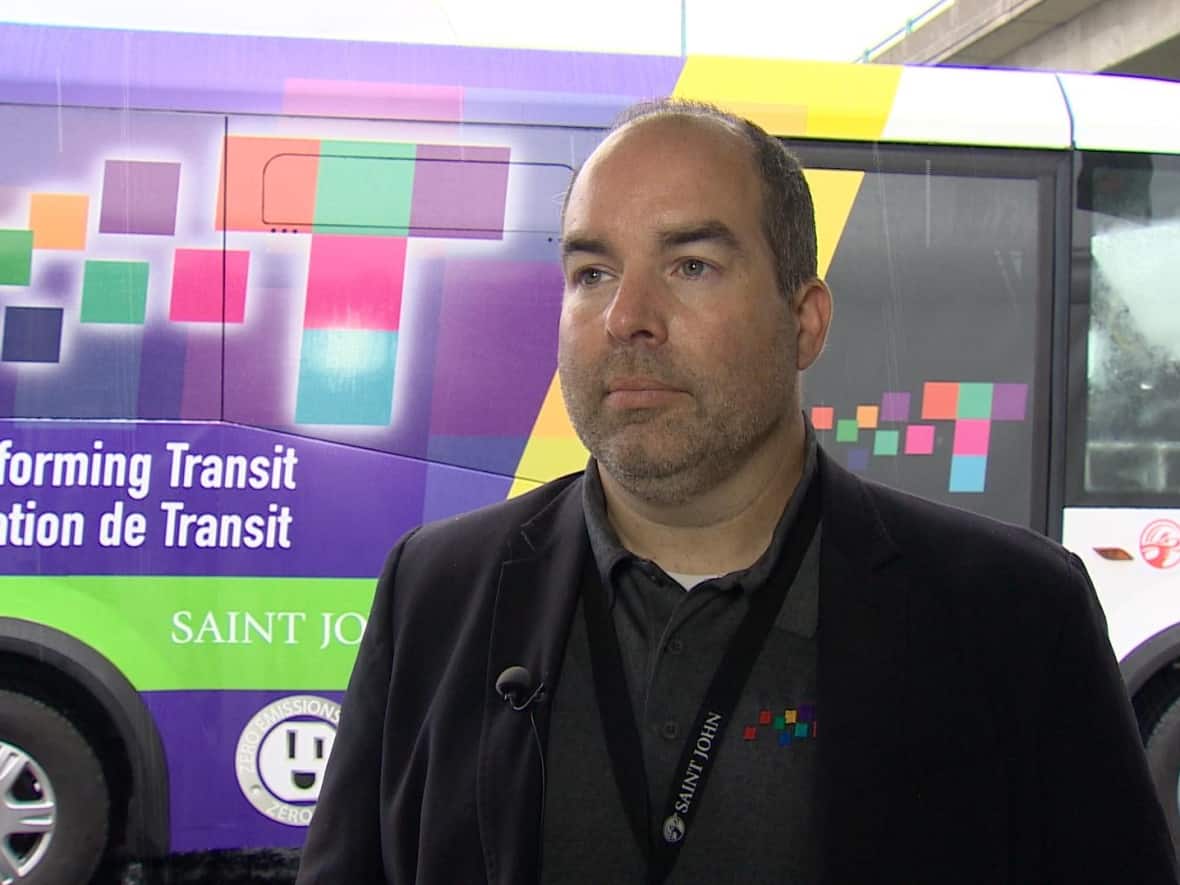 Ian Fogan is the director of transit and fleet for Saint John’s transportation department. Last month, the city got the least amount of transit relief from the province because it cut service the most during the spring and summer and posted the smallest deficit.  (Roger Cosman/CBC - image credit)