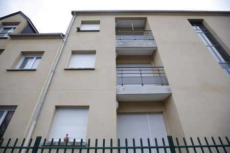 A view shows the apartment block where Fabien Clain, identified as the voice in an audio recording claiming responsibility for the Paris attacks, grew up in Alencon, France, November 25, 2015. REUTERS/Stephane Mahe