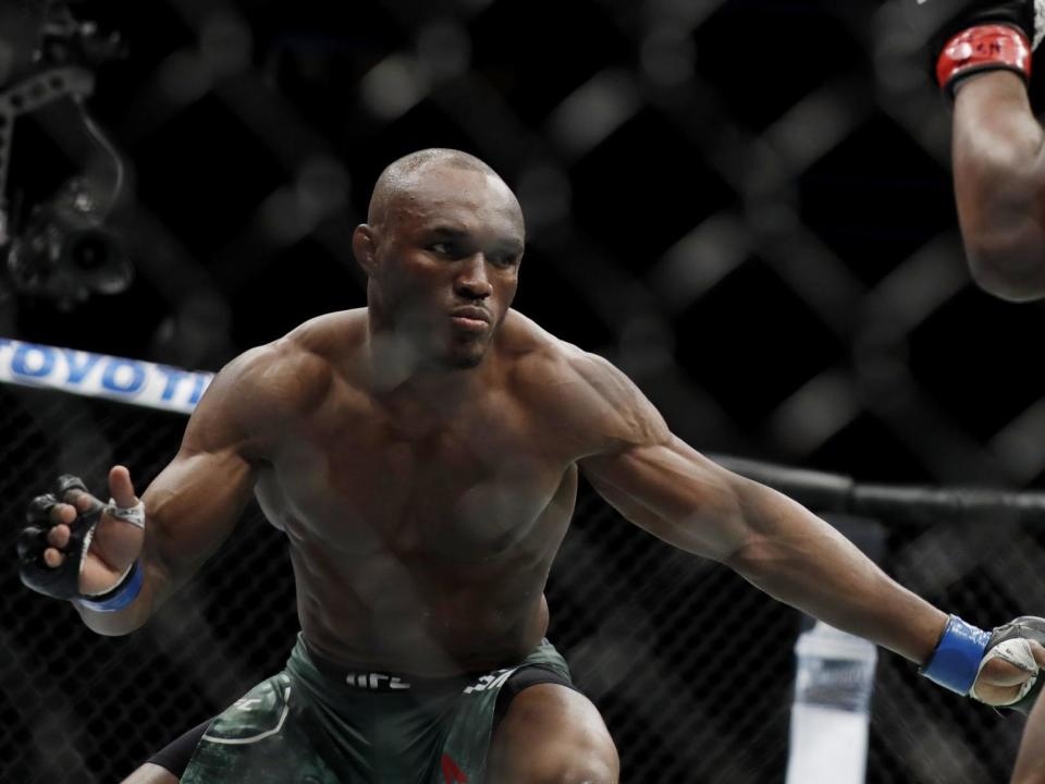 UFC welterweight champion Kamaru Usman will defend his title against Jorge Masvidal: Getty Images