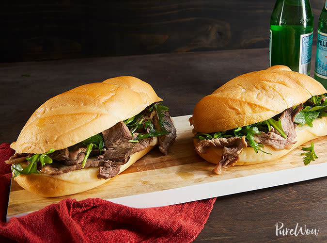 Slow-Cooker French Dip Sandwiches