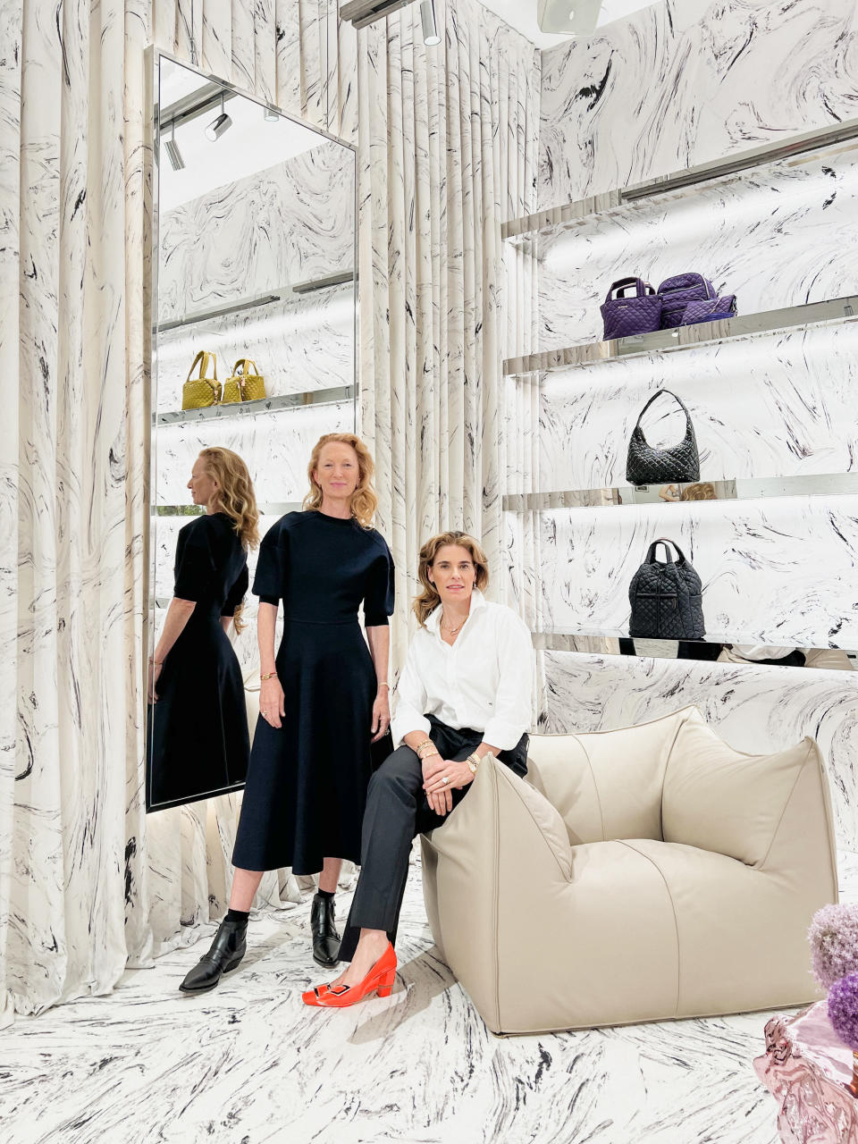 Monica Zwirner and Lucy Wallace Eustice, founders of MZ Wallace.