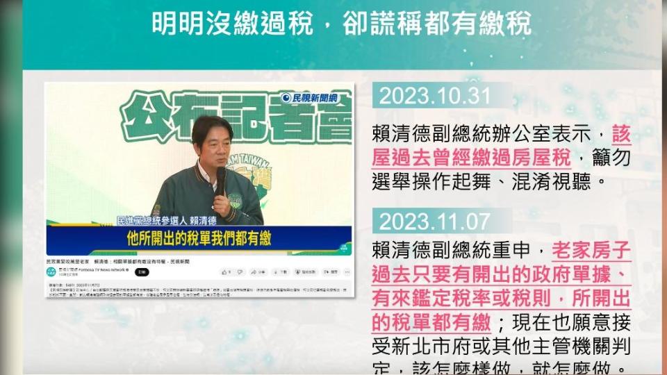 黃國昌今（7）日召開「請賴清德誠實面對 別一再說謊」記者會。（圖／民眾黨提供）