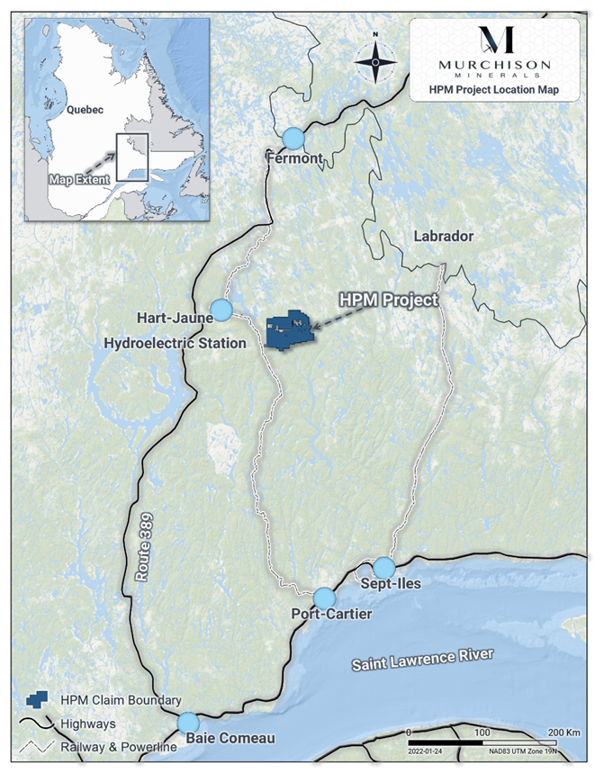 Murchison Minerals Ltd., Friday, May 13, 2022, Press release picture