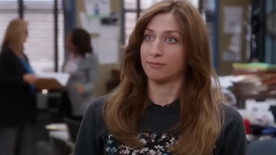 Chelsea Peretti looking annoyed on Brooklyn Nine-Nine