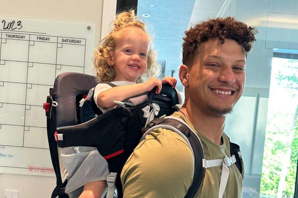 <p>Instagram/brittanylynne</p> Patrick Mahomes and daughter Sterling