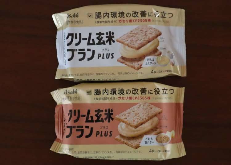 「玄米奶油風味餅PLUS」（クリーム玄米ブランプラス）