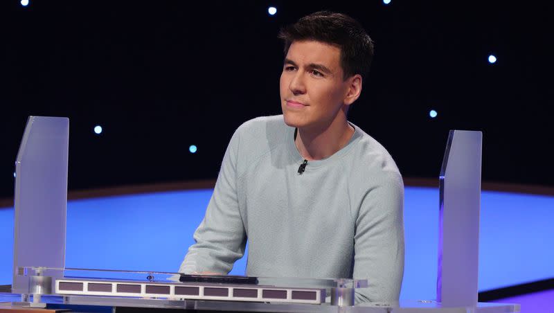 James Holzhauer competes in the “Jeopardy!” Masters tournament. 
