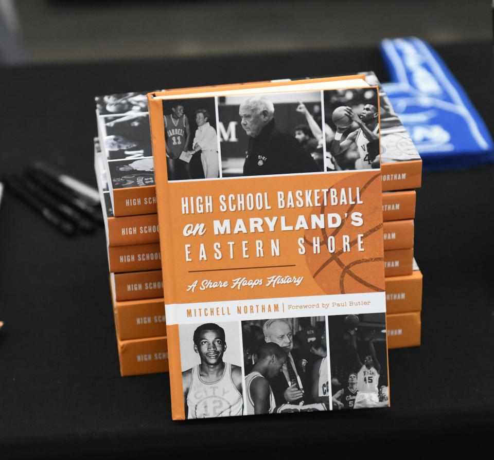 "High School Basketball on Maryland's Eastern Shore" by Mitchell Northam covers the rich history of local high school basketball, featuring many all-time great players and coaches.