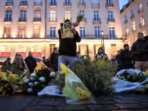 Supporters wait as the search continues (AFP)