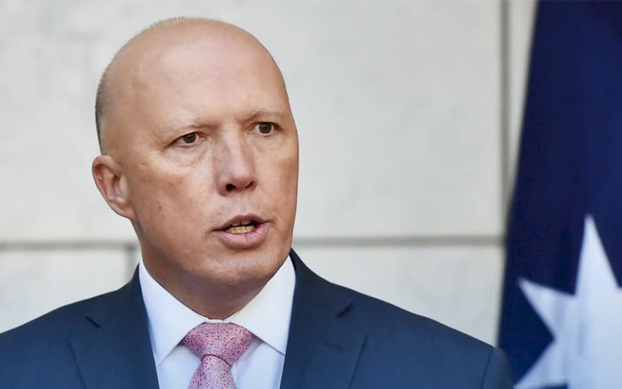 澳保守派自由黨30日選出對中強硬的杜登(Peter Dutton)為新任黨魁。 (Peter Dutton FB)