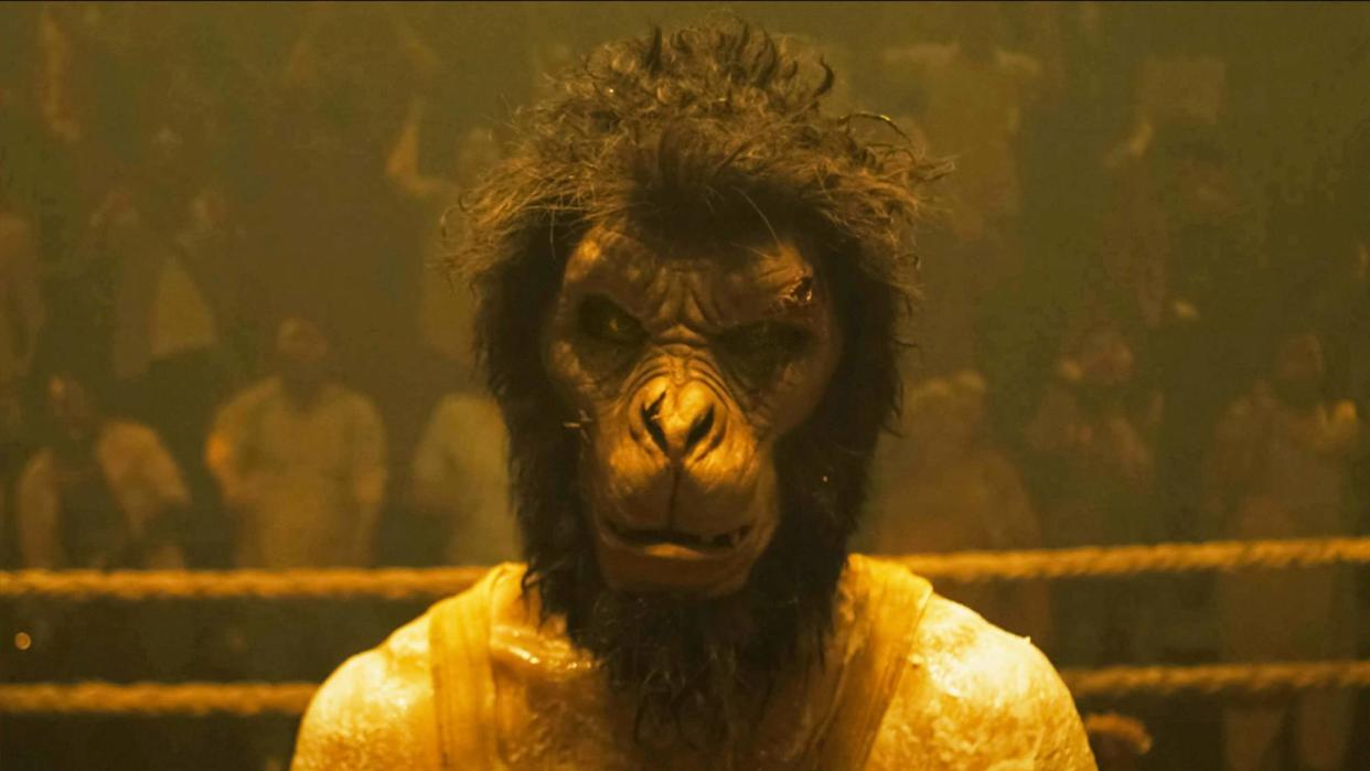  Dev Patel as Kid in Monkey Man. 