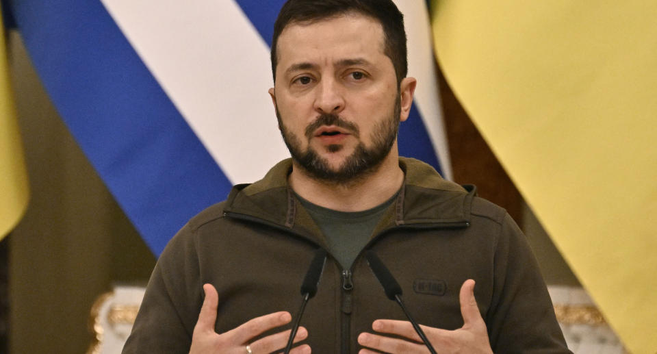 Volodymyr Zelensky.